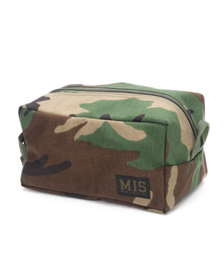 Mesh Toiletry Bag - Woodland Camo