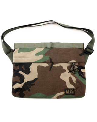Padded Shoulder Bag - Woodland Camo