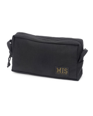 Slim Mesh Toiletry Bag - Black