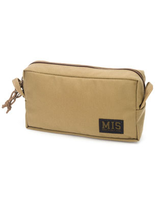 Slim Mesh Toiletry Bag - Coyote Tan