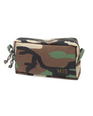 Slim Mesh Toiletry Bag - Woodland Camo